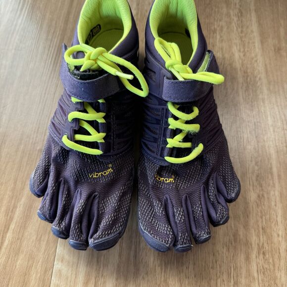 Vibram FiveFingers Shoes V-Train Purple Barefoot Gropcore 17W6606 Women sz 6.5-7 - Picture 5 of 10